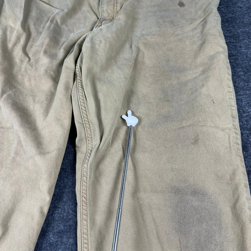 Carhartt Relaxed Straight Rigby Pants Mens 38x34 Brown Cotton Stretch Workwear